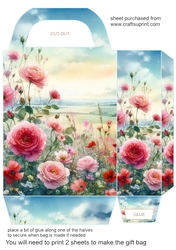 Rose scene gift bag 1