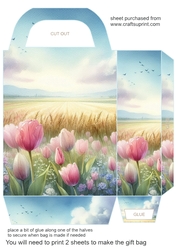 Tulip scene gift bag 2