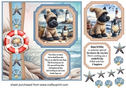 2 Panel Scottie by the sea card front 4