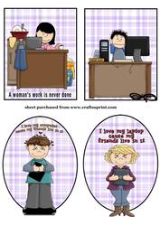 4 Computer Theme Toppers 1