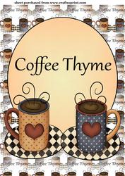 Coffee Thyme Topper 1