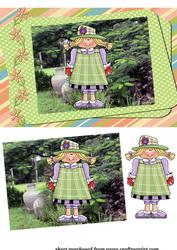 Garden Girl Card Front 2