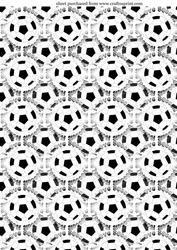 I Love Soccer Backing Sheet