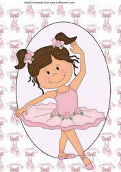 Ballerina Girl Topper 4