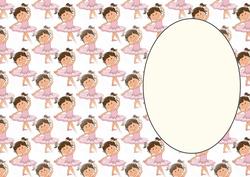 Ballerina Girl Insert 4