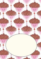 Princess Cupcake Landscape Insert