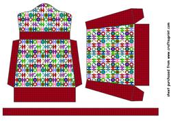 Red Hohoho Christmas Purse