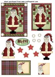 Santa Topper