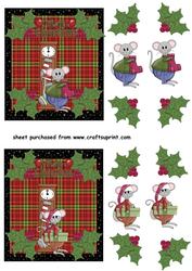 2 Christmasmouse Toppers