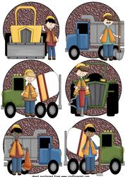 6 Men at Work Toppers