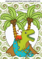 Dino Baby Topper 1