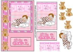 Baby Girl Card Front 1