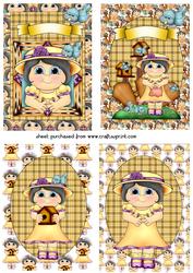 4 Bella Loves Birds Toppers