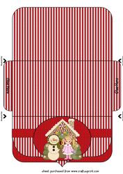 Red Snow Buddies Money/voucher Wallet 4