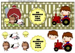 Old Macdonalds Farm Card Front 1