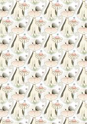 Cute Floral Cat Backing Sheet 2