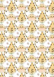 Cute Floral Cat Backing Sheet 3