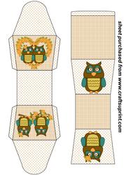 Cute Owls Gift Box