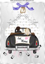 Beautiful Wedding Couple Topper