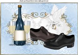 Male Civil Wedding Topper 2