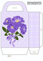 Purple Periwinkle Gift Bag