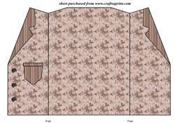 Chocolate Box Jacket Card Blank 2