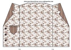 Chocolate Box Jacket Card Blank 3