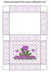 Lilac Pansy Gift Box 1