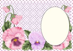 Lilac Pansy Insert 2
