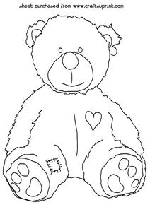 Scruffy Ted Digi Stamp