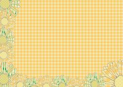 Yellow and Green Daisy Backing Sheet 1
