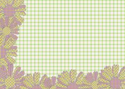 Green Daisy Backing Sheet 2