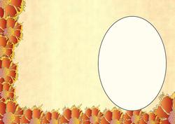 2 Tone Orange Daisy Insert