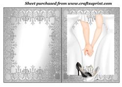 Female Civil Wedding Card
