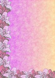 Lilies Backing Sheet 10p