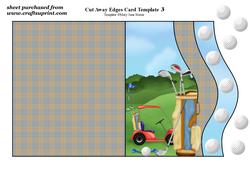 Golf Themed Card