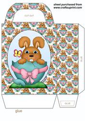 Easter Egg Bunny Gift Bag 2