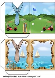 Golf and Sailing Themed Seed Packets