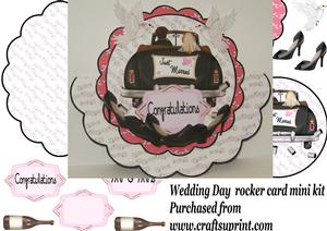 Wedding Day Rocker Card Mini Kit