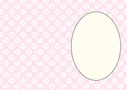Pink Floral Butterfly Insert