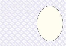 Purple Floral Butterfly Insert