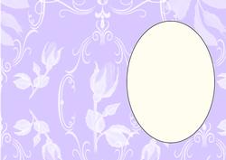Lilac and White Rose Insert 2