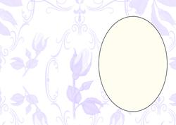White and Lilac Rose Insert 1