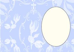 Blue and White Rose Insert 1