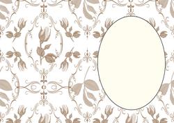 White and Coffee Rose Insert 2