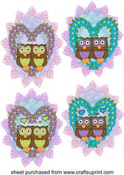 4 Cute Owl Toppers