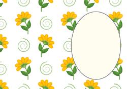 Yellow Floral Insert 2