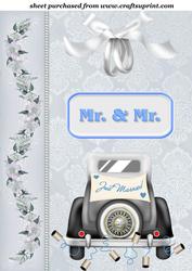 Mr and Mr Wedding Topper 2