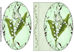Lily of the Valley Card Front
