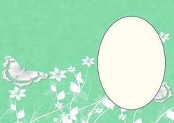 Green Butterfly Insert